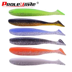 Jig Easy Shiner Señuelos de Silicona con Olor a Camarón para Pesca