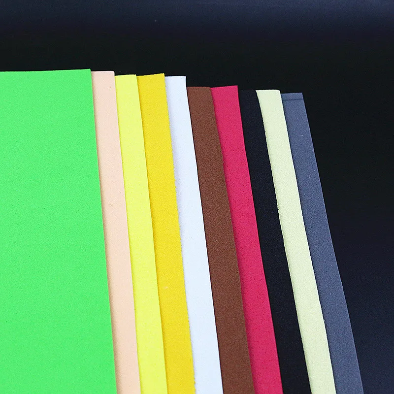 10 hojas de espuma súper fina para atar moscas, hoja de espuma EVA de 1mm de espesor, materiales flotantes para atar moscas pequeñas, papel de espuma para afeitar - imagen 2