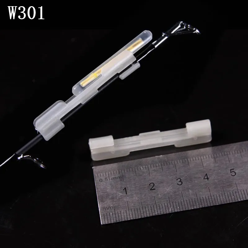 Soporte de barra de luz de pesca, Clips de luz Led para Punta de caña de pescar, luz química, accesorios de señuelo de pesca nocturna, línea de pesca - imagen 4