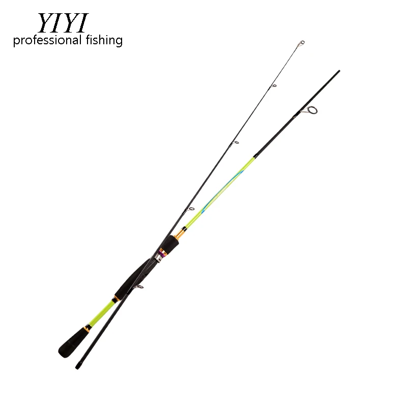 YIYI-caña de pescar de 2 secciones, 1,8 m Ml, 1/4-3/4 Oz, 7-17Lb, señuelo de luz media, giratoria, para trucha y lubina - imagen 4