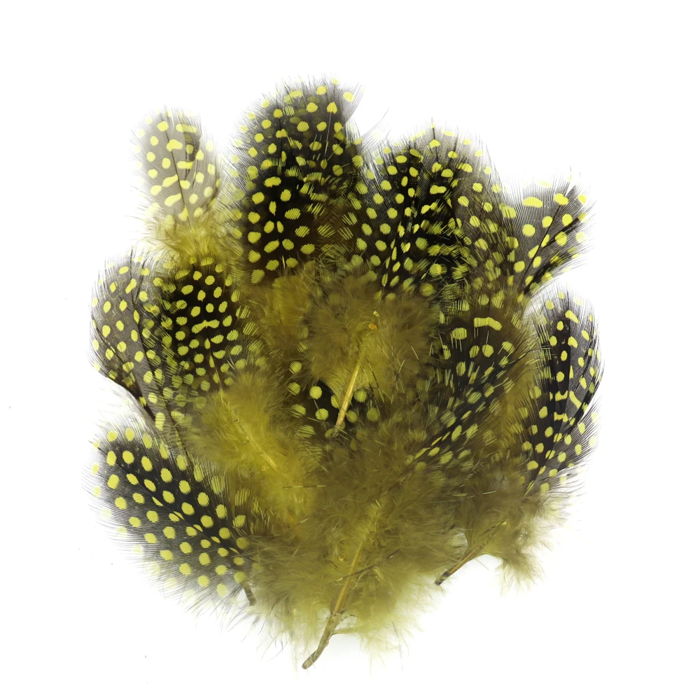 Bimoo-plumas de búho de Guinea y faisán, Material para atar moscas, collares, wingstings y mejillas, 100% Natural, 50 unids/paquete - imagen 4