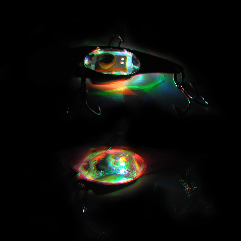 Señuelo de pesca LED de 34g, cebo duro para agua salada, hielo, Metal, vibración electrónica, pesca en aguas profundas, Jigging, perca de lubina, atún - imagen 5
