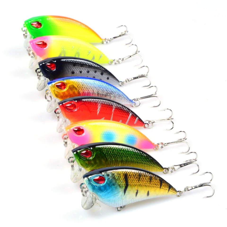 LEOSPORT-señuelo duro para pesca, 1 unidad, Crankbait 1,5 modelo Jerkbait de hundimiento lento, 5,5 cm, 6,7g - imagen 2