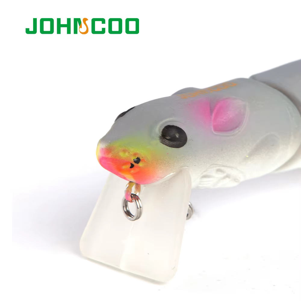 JOHNCOO Señuelo Crankbait Wobbler Biónico Ratón para Lucio - imagen 5