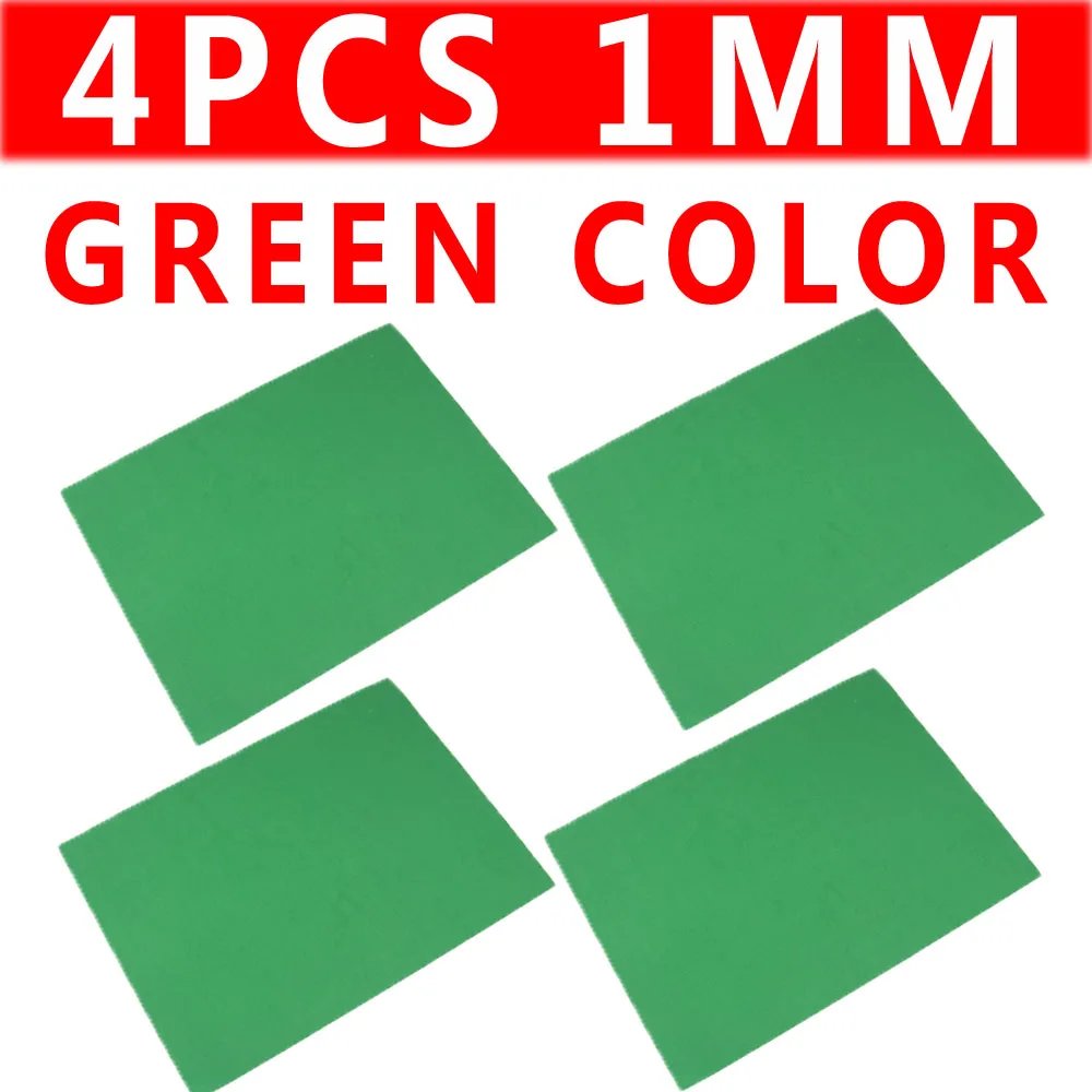 4PCS 1mm Green