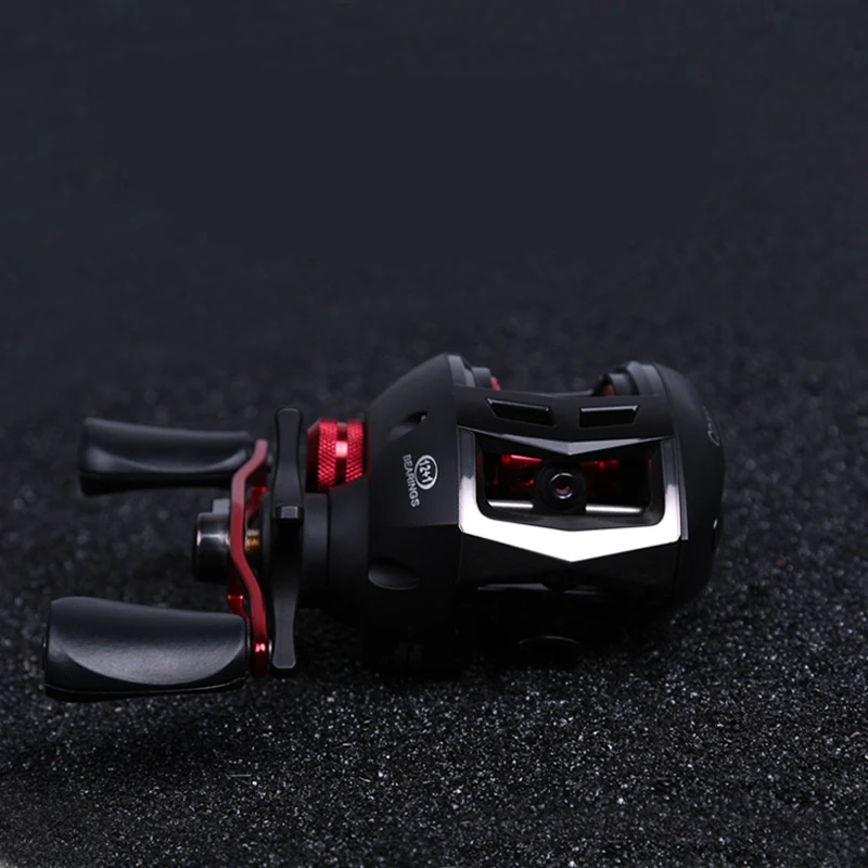 Carrete de pesca de Metal, accesorio de alto rendimiento, rodamientos de bolas 12 + 1, relación de engranaje 7,3: 1, señuelo, izquierda/derecha, novedad - imagen 5