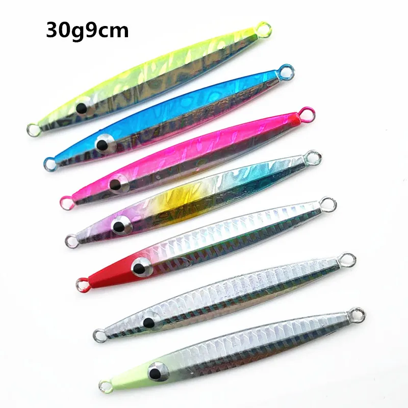 Fishing Small Jigs Shore Cast Jigbait Lure Hard Bait 30g 40g Artificial Lures Salix Leaf Shaped 1 Piece SALE - imagen 5