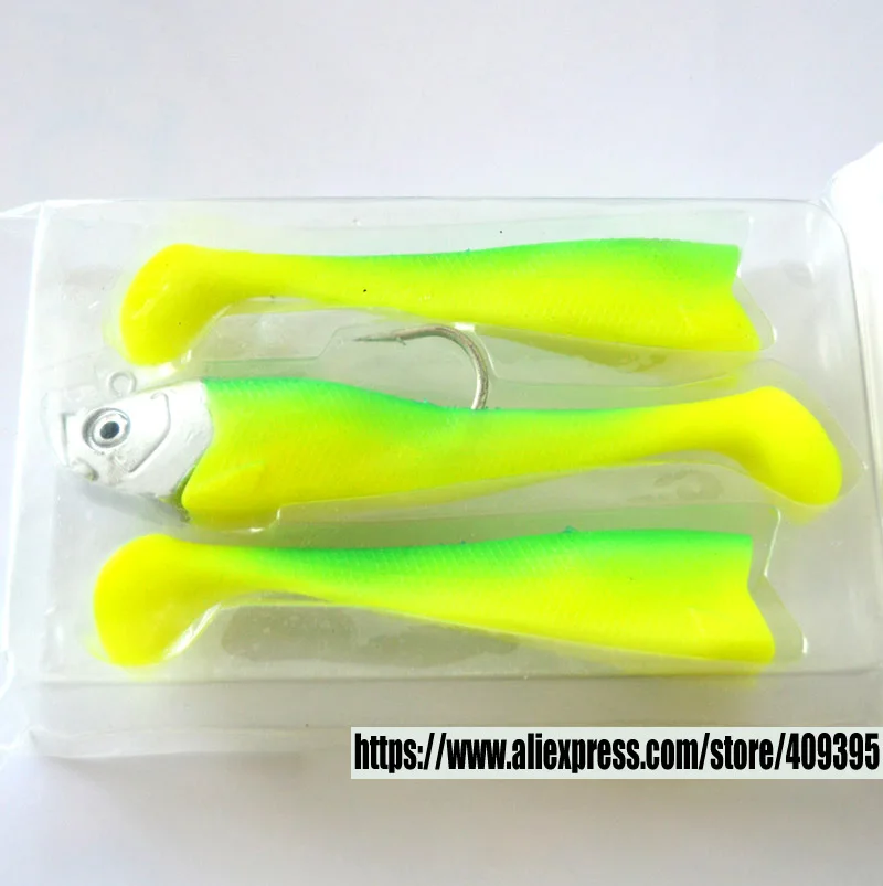 Señuelo de pesca de juego pesado, Jig Head, Soft Boby Lure, Jigging, Boat, 18,5 cm, 330g, 1 paquete - imagen 4