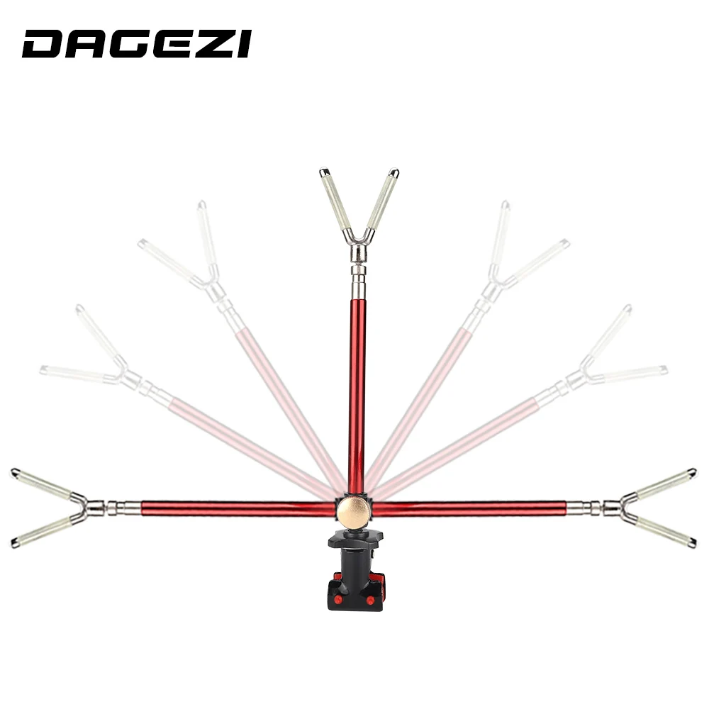 DAGEZI-soporte giratorio para caña de pescar, accesorio de Metal para caña de pescar, aparejos de pesca - imagen 3