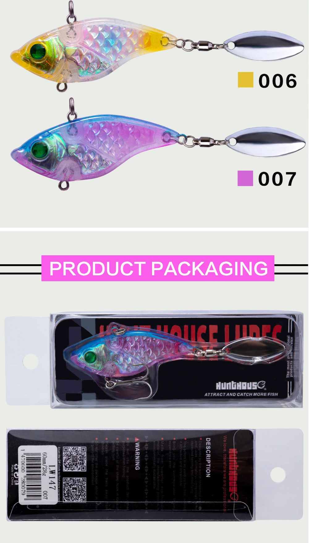 Spinner VIB - Variedad completa