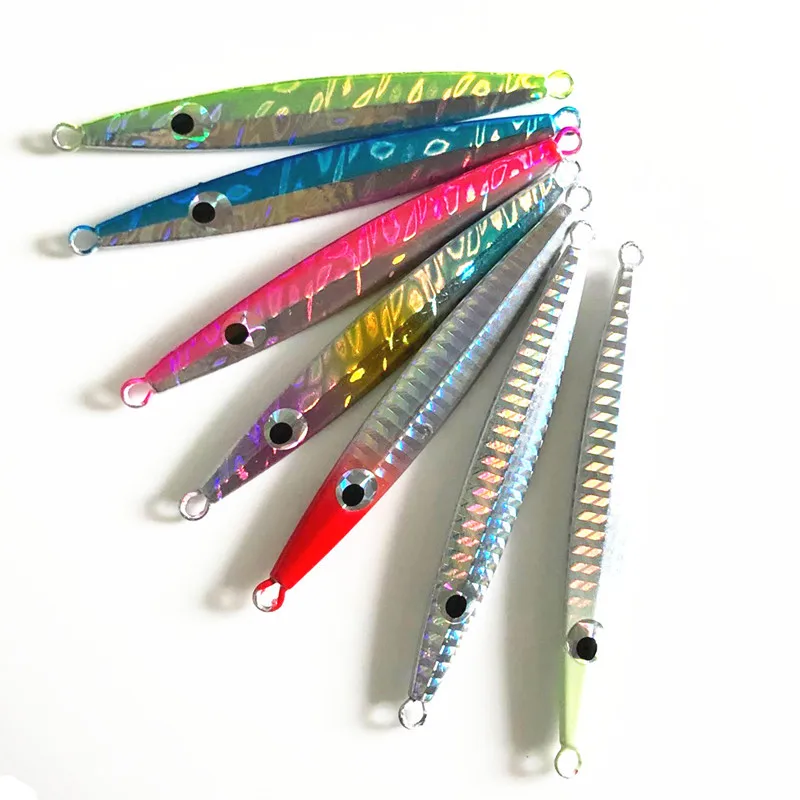 Fishing Small Jigs Shore Cast Jigbait Lure Hard Bait 30g 40g Artificial Lures Salix Leaf Shaped 1 Piece SALE - imagen 4