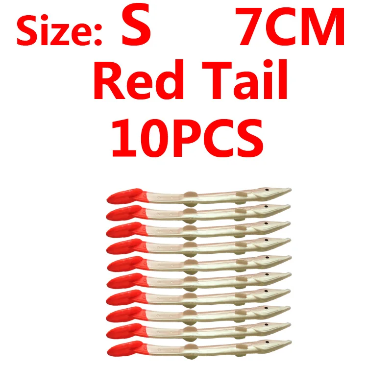 Red tail S 10pcs