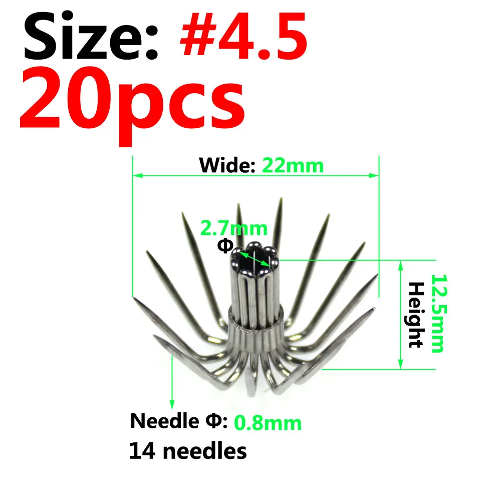 20pcs size 4.5