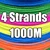 4 Strands 1000M