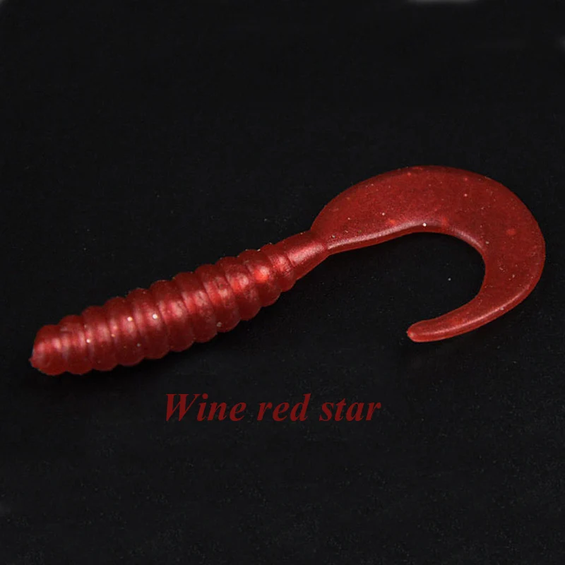 POETRYYI-Cebo clásico de silicona de 50MM, señuelo artificial para pesca, Señuelos blandos, 30