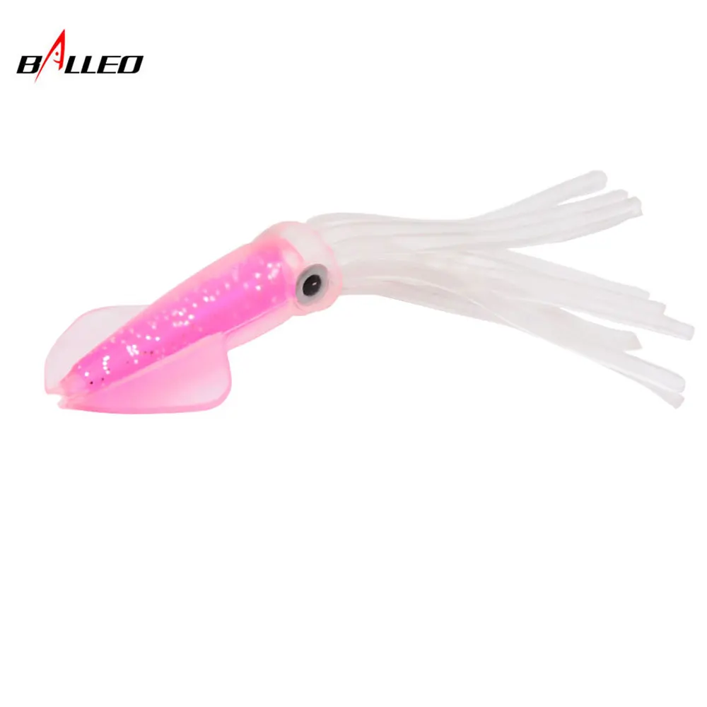 Balleo-señuelo de pesca de calamar, cebo Artificial de pulpo suave, Wobblers, 3D, ojos grandes, 9,8 cm, 6G, 5 uds. - imagen 5