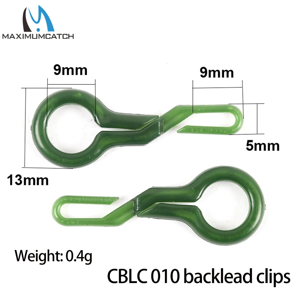 Maximumcatch-Clip de plomo trasero para pesca de carpa, soporte para pesas, aparejos de pesca, accesorio, 25 unidades - imagen 3