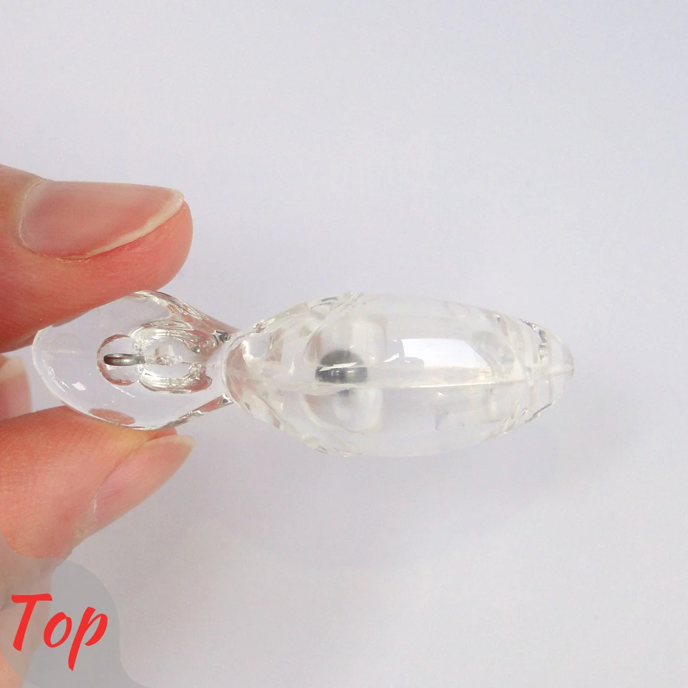 Jerry Competitor-10 Uds. De cebo duro sin pintar, Cuerpo en blanco, Señuelos de Pesca ultraligeros, cebo de manivela Wobbler, señuelos de trucha con un solo gancho - imagen 4