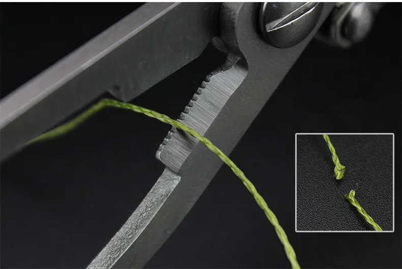 Alicates de pesca multiusos, señuelo, nariz curvada, alicates funcionales de acero inoxidable, herramienta para pescado, pulido de espejo, línea de corte, ganchos de cambio - imagen 5