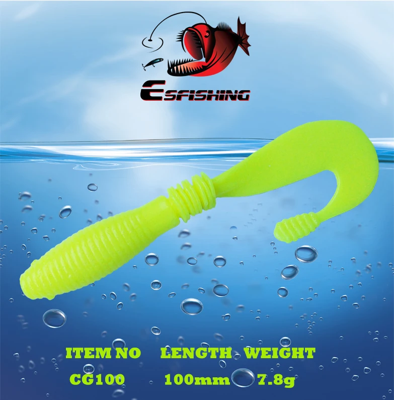 KESFISHING-Señuelos de Pesca de 4 "y 7,8g, cebo Artificial suave, olor atrayente, inyecta Sales, Wobbler - imagen 3