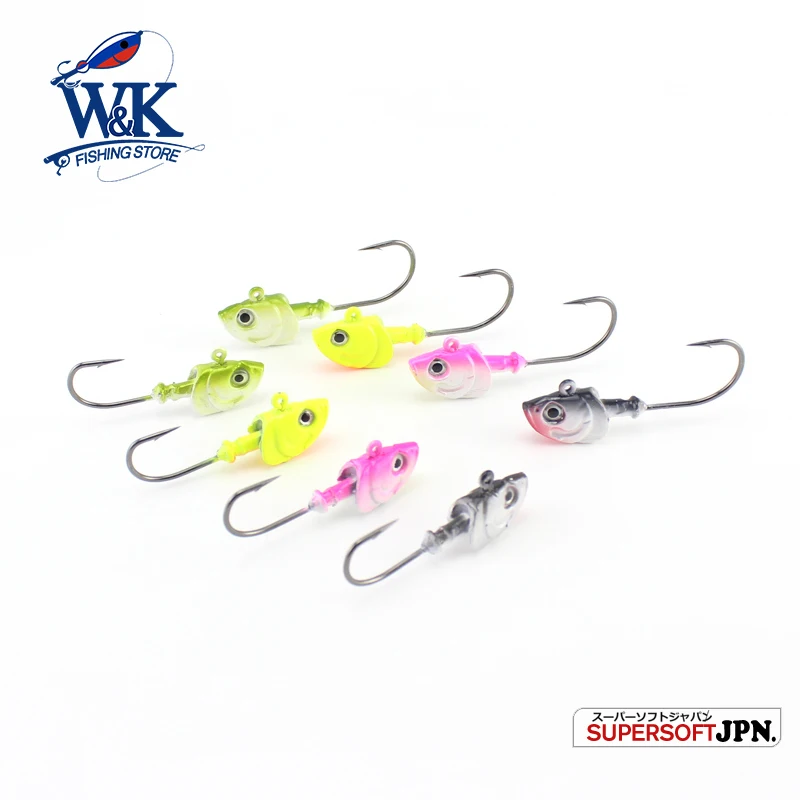 Anzuelos JIG RIG de cola de paleta, 15 g, 2 uds., cabezal de anzuelo para señuelo suave, pesca en agua dulce - imagen 4