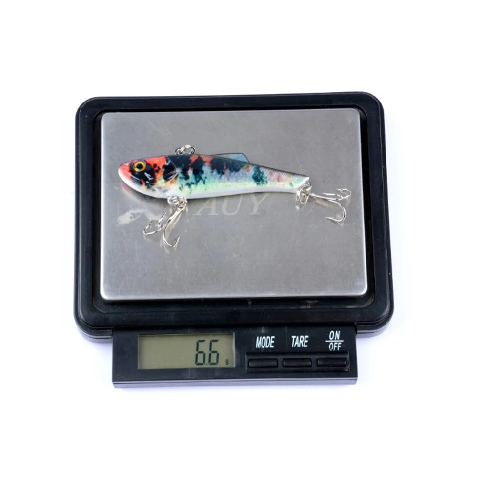 Señuelos de Pesca con ojos biónicos 3D, cebo duro con vibración, Wobblers Crankbait Isca, aparejos artificiales, 7cm, 6,6g, 1 ud. - imagen 3