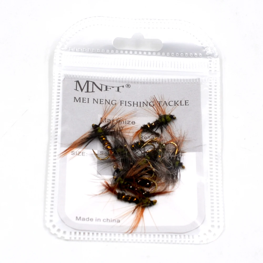 MNFT Ninfa Pavo Real Oscuro – Mosca Piedra Trucha - imagen 5