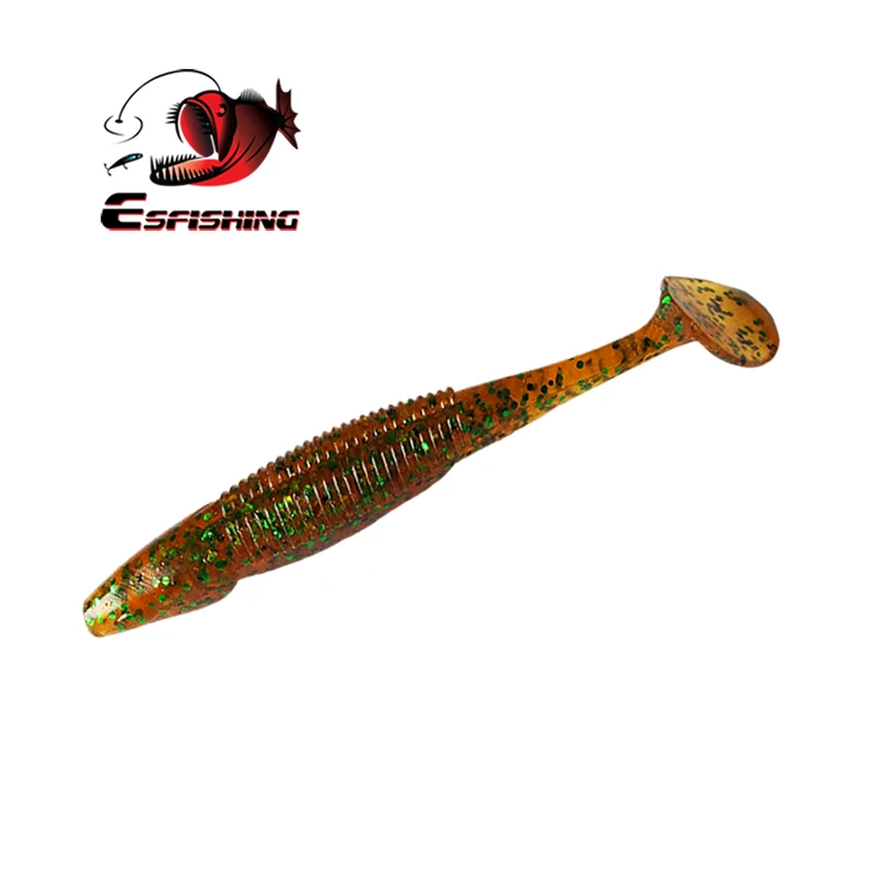 Señuelos de pesca KESFISHING, cebo suave de silicona Artificial Isca de 95mm y 5,3g para todos los peces, cebo de silicona souple Leurre - imagen 3