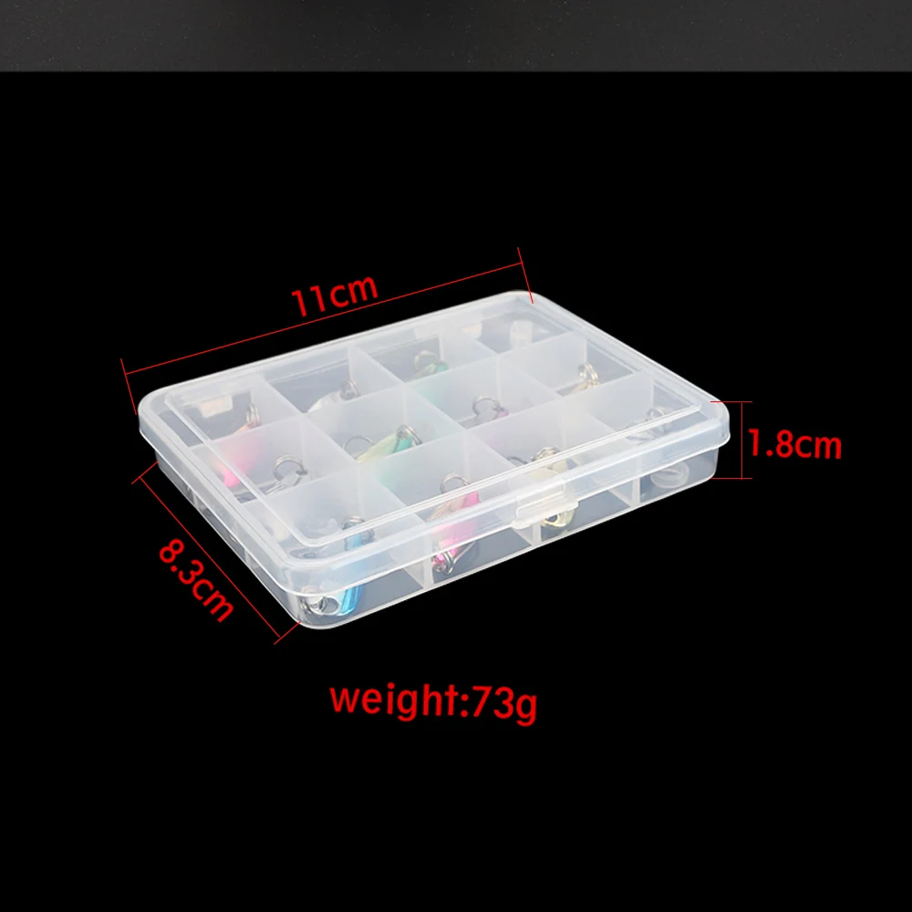 DAGEZI-Juego de Señuelos de Pesca de cuchara de Metal, 12 unids/lote, cebo giratorio, aparejos de Pesca, cebo duro - imagen 2