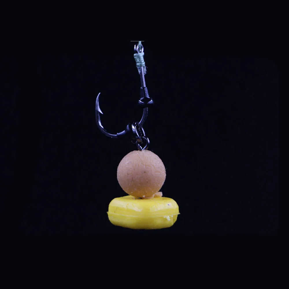 Bimoo-pasadores de acero al carbono para pesca de carpa, accesorios de aparejos, 7mm, 10mm, 15mm, tamaño S, M, L, 20 Uds. - imagen 5