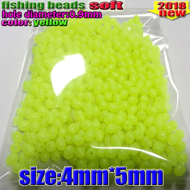 Cuentas de pesca suave de colores brillantes en amarillo vibrante perfecto para agregar un toque de elegancia a sus proyectos de manualidades