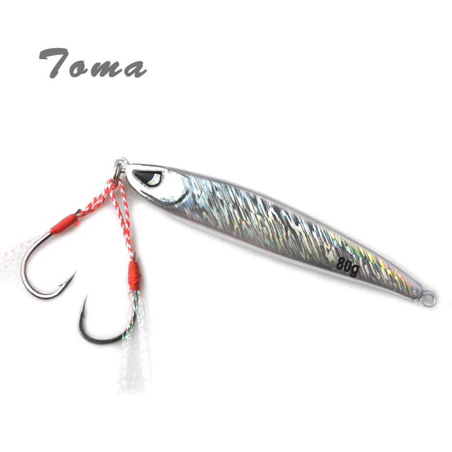 Señuelo jigging de metal con caída lenta y natación completa para agua salada - imagen 2