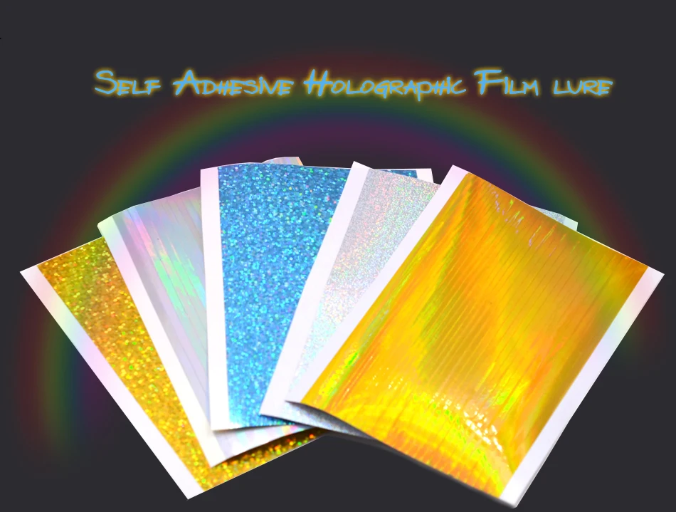 Detalle de colores holográficos y escala milimétrica