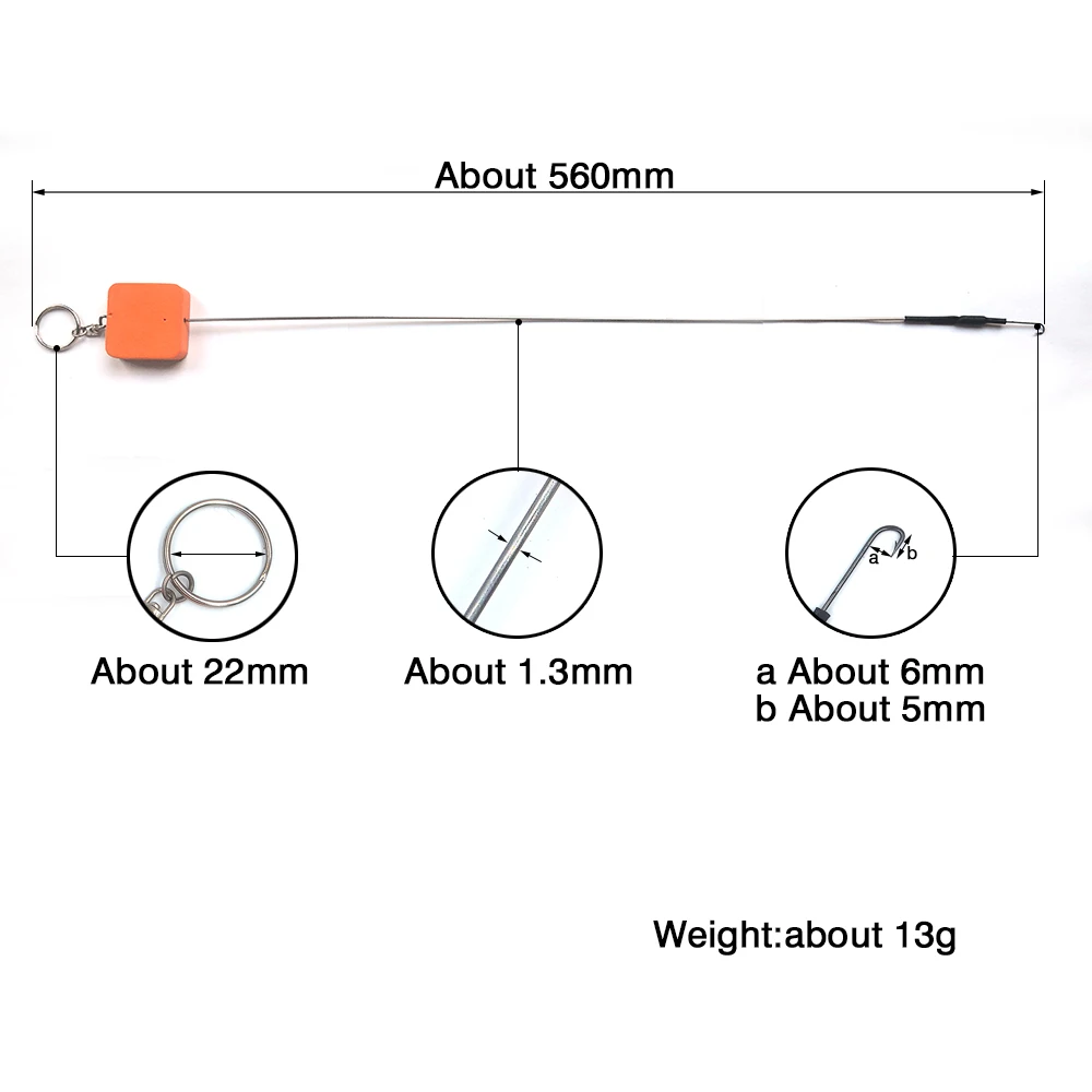 MNFT-anzuelos de pesca de acero al carbono con línea de guía, anzuelos de pesca, equipo de pesca de bagre, puncing Belut, 2 uds. - imagen 2