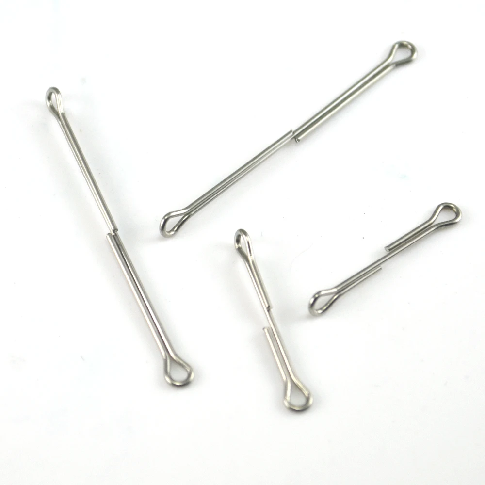 MNFT 12 Uds atado de moscas contra intrusos vástagos de moscas articuladas 55mm 45mm 25mm 20mm 15mm tornillo artístico de acero inoxidable - imagen 2