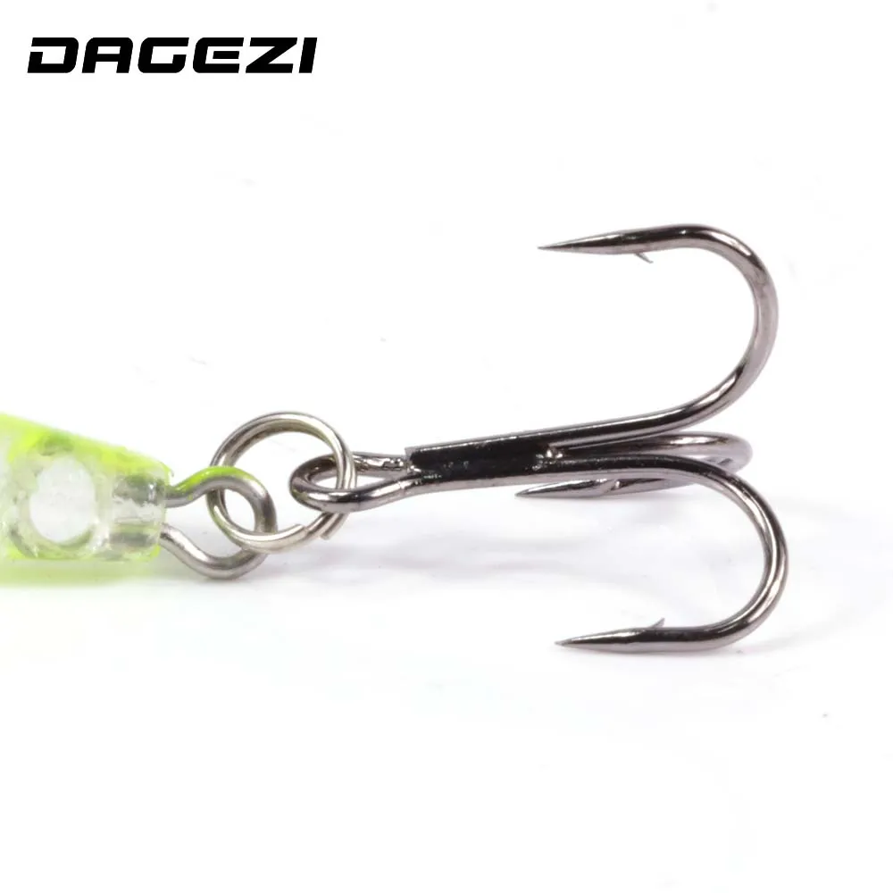 DAGEZI-SEÑUELOS DE PESCA DE color claro, wobbler, 9cm, 9g, señuelo de lubina, crankbait, aparejos, envío gratis, 5 unids/lote - imagen 5