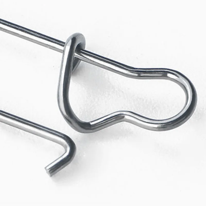 Accesorios giratorios de seguridad para pesca, anzuelo de pesca de alta calidad, accesorios, herramientas, FA-192, 20 unids/lote - imagen 2