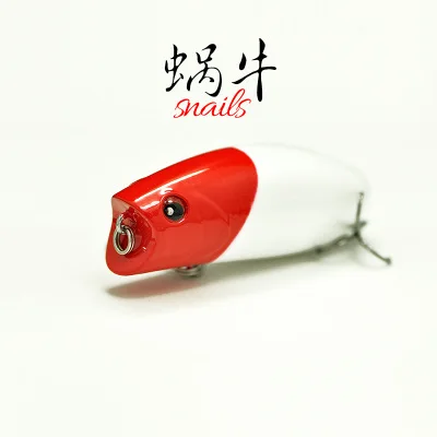 Señuelo de pesca flotante de calidad Popper Minnow lápiz 3 en 1 señuelo duro Artificial Poper cebo lubina mandarín propietario ST-41 gancho 5cm/10g - imagen 3