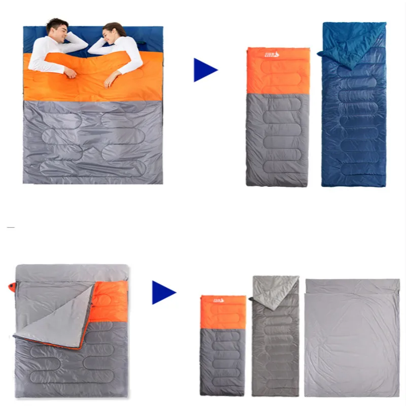 Saco De Dormir ligero para acampar, bolsa De Dormir De 220x145cm, para senderismo, viajes, Camping, Accesorios De Playa - imagen 2