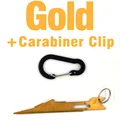 Gold Carabiner clip