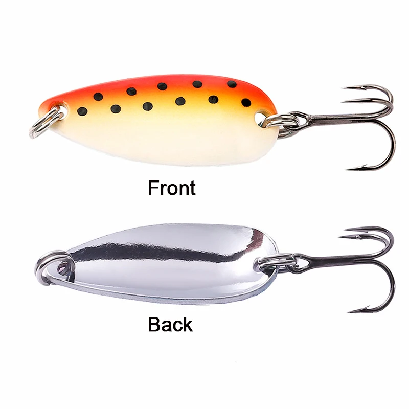 SUNMILE-señuelo de cuchara giratoria para Pesca de trucha, anzuelo VMC ultraligero de Metal, cebo duro Artificial para Lucio, 7g/14g/25g