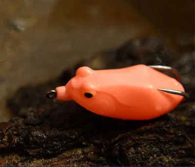 Señuelo de pesca cazador de peces negro Liehei F & H ranas 14,5g 55mm gancho de púas dobles señuelos blandos cebo Artificial cabeza de serpiente asesino de peces - imagen 4