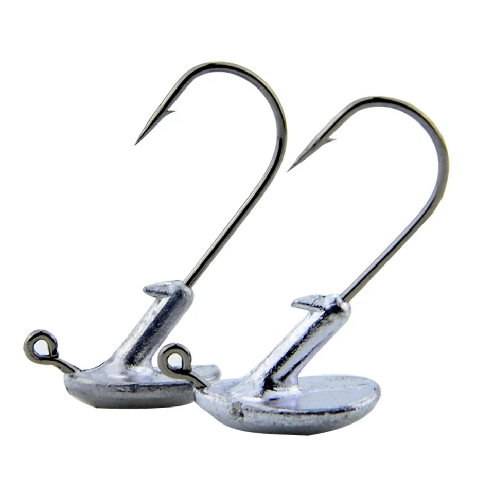 WALK FISH-anzuelos de pesca de plomo, señuelo suave de acero al carbono, pesca de carpa, 3,5g/5g/7g/10g/14g, 5 unids/lote - imagen 3