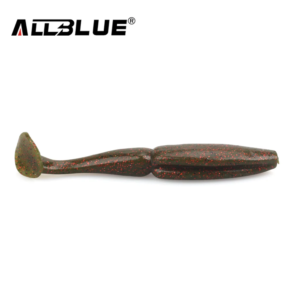 ALLBLUE-señuelo de pesca suave, 20g/13,5 cm, 2 unids/lote, cebo de silicona para sábalo Delgado, cebo para lubina, Swimbaits, señuelo de plástico - imagen 2