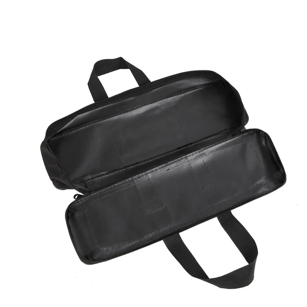 Bolsa de pesca de tela Oxford de doble capa, 50cm, 60cm, 70cm, impermeable, bolsas para caña de pescar en hielo, funda con cremallera lateral, accesorios, equipo L30 - imagen 5