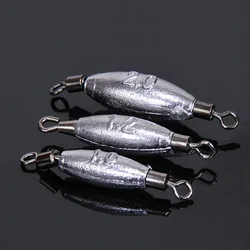Broches giratorios de pesca con eslabón rotativo