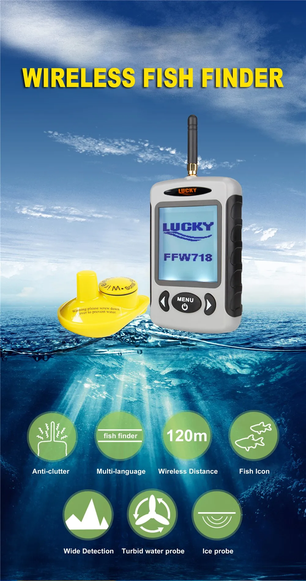 FFW718 fish finder
