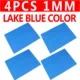 4pcs lake blue