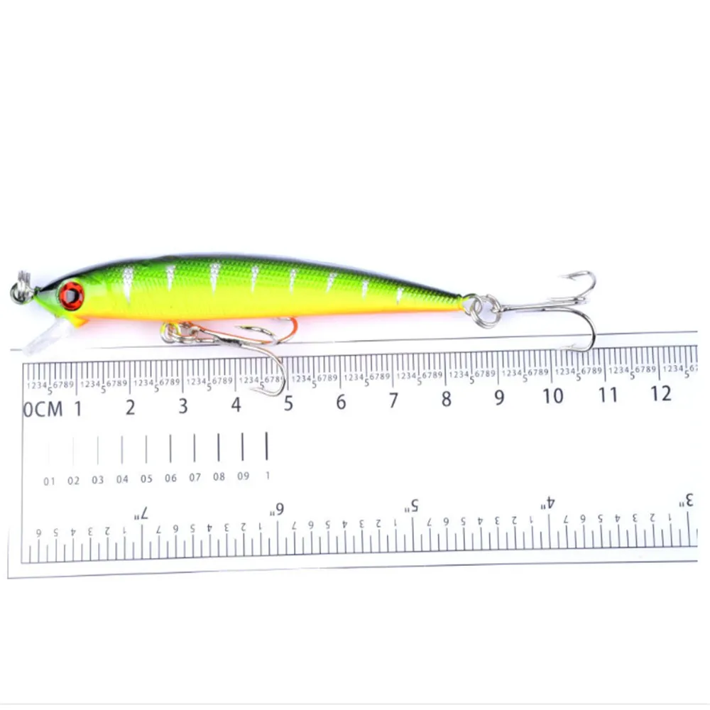 Señuelos de Pesca de pececillos, 1 piezas, 9cm, 6,7g, Wobblers, Crankbaits, ojos 3D, cebo duro flotante realista, aparejos de Pesca de carpa - imagen 4
