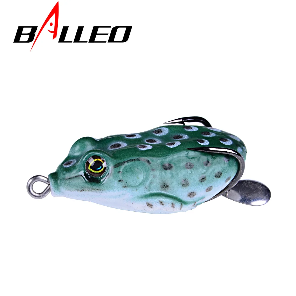 Balleo-señuelo suave de pesca, anzuelo de rana suave, cabeza de serpiente, wobbler, cebo de silicona con cuchara de metal, 6cm/12g - imagen 4